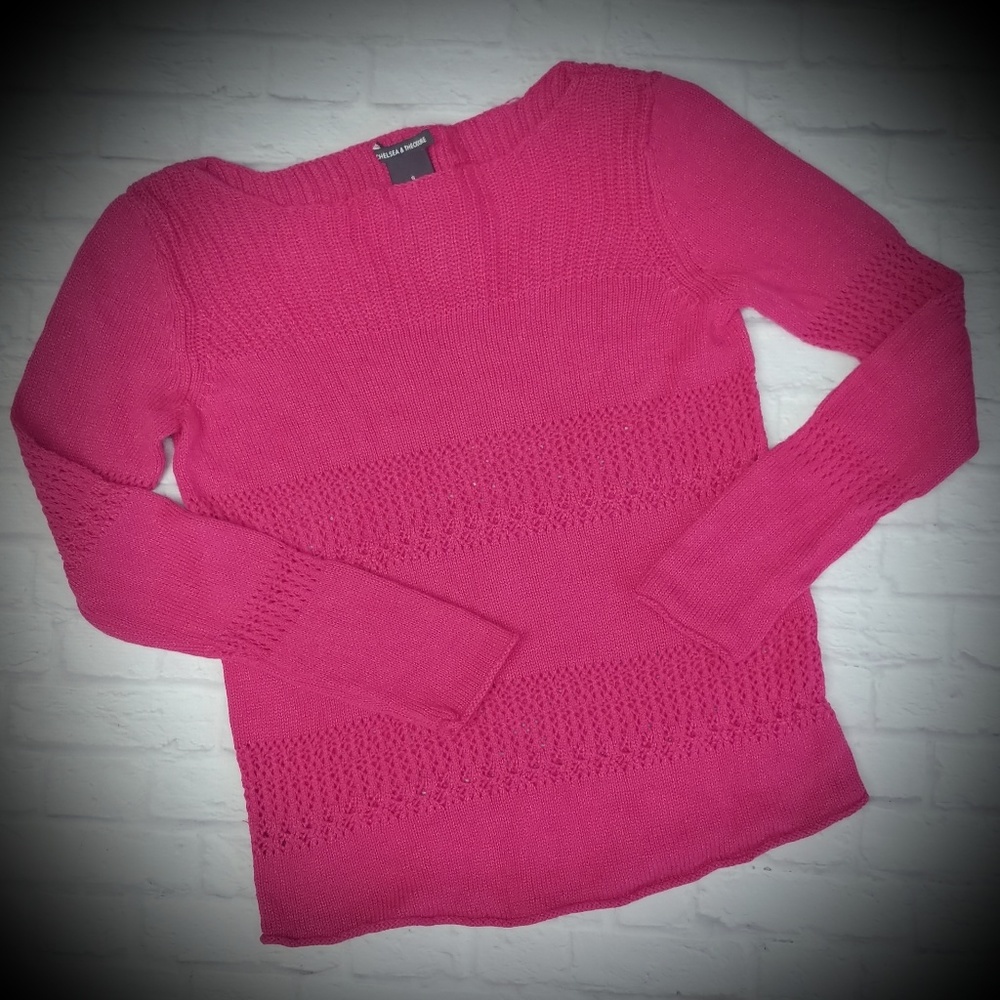 Chelsea & Theodore Womens Long Sleeve Sweater  S